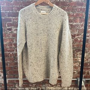 Frank & Oak chunky oatmeal sweater